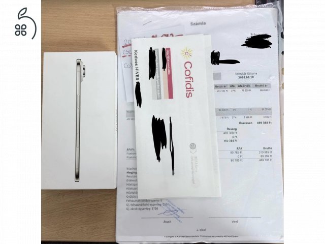 iPhone Air 256GB fehér/arany | 1+3 év garancia és teljeskörű biztosítással