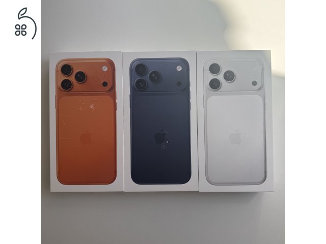 Új, bontatlan AZONNAL Készletről iPhone 17 Pro Max 256gb