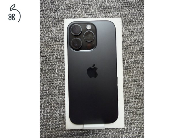 Új iPhone 15 Pro Max 512GB független fekete Akksi 100%