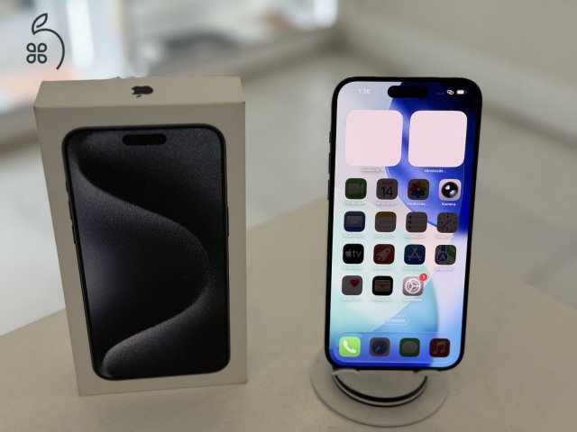 iPhone 15 Pro Max 256GB Független Újszerű/1 hónap gar./Akku 82%/p5022