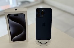 iPhone 15 Pro Max 256GB Független Újszerű/1 hónap gar./Akku 82%/p5022