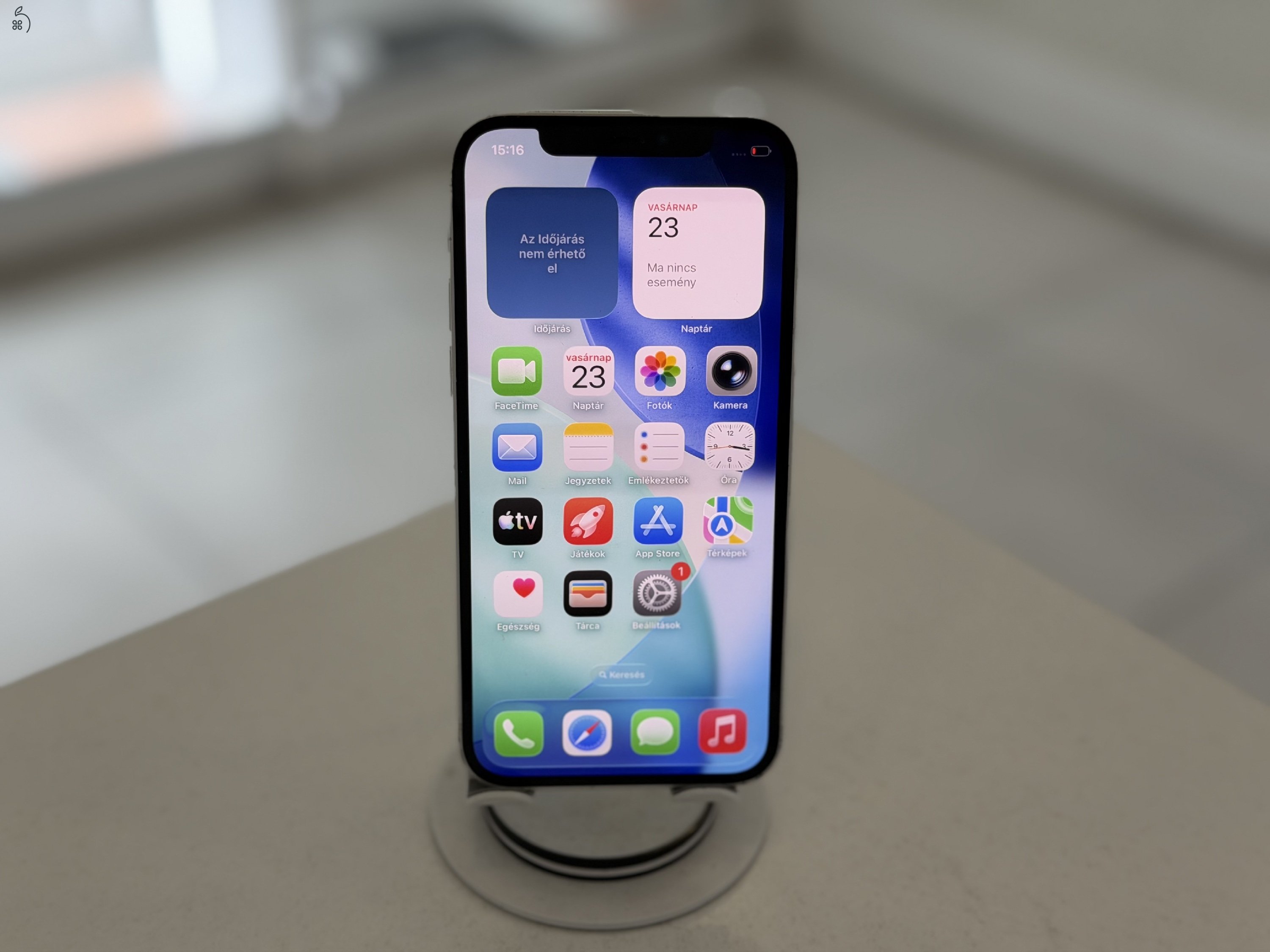 iPhone 12 64GB Független Használt 1 hónap gar./Akku 100/z10