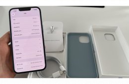 Apple iPhone 14 128GB, kék, 86% akksi, kiváló állapot, független