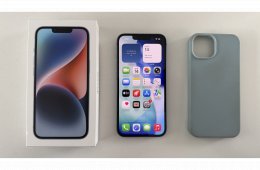 Apple iPhone 14 128GB, kék, 86% akksi, kiváló állapot, független
