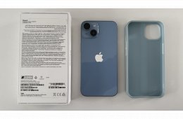 Apple iPhone 14 128GB, kék, 86% akksi, kiváló állapot, független