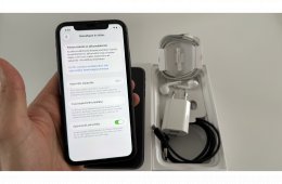 Apple iPhone 11 64GB, fekete, 66% akku