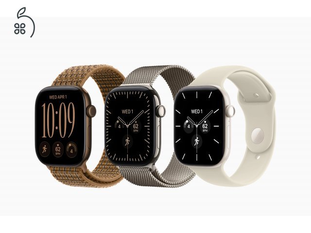 Apple Watch Series 12 összes típus - bontatlan - 1 év Apple garancia - Szept 19.