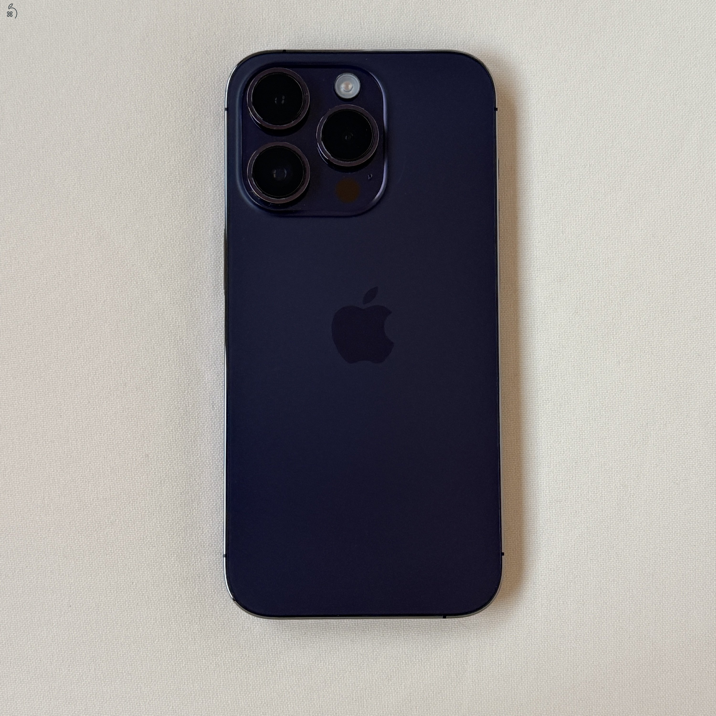 iPhone 14 Pro 256GB Deep Purple - kártyafüggetlen - 81% akku - megkímélt karcmentes állapot - Speck Presidio Perfect clear Magsafe tok