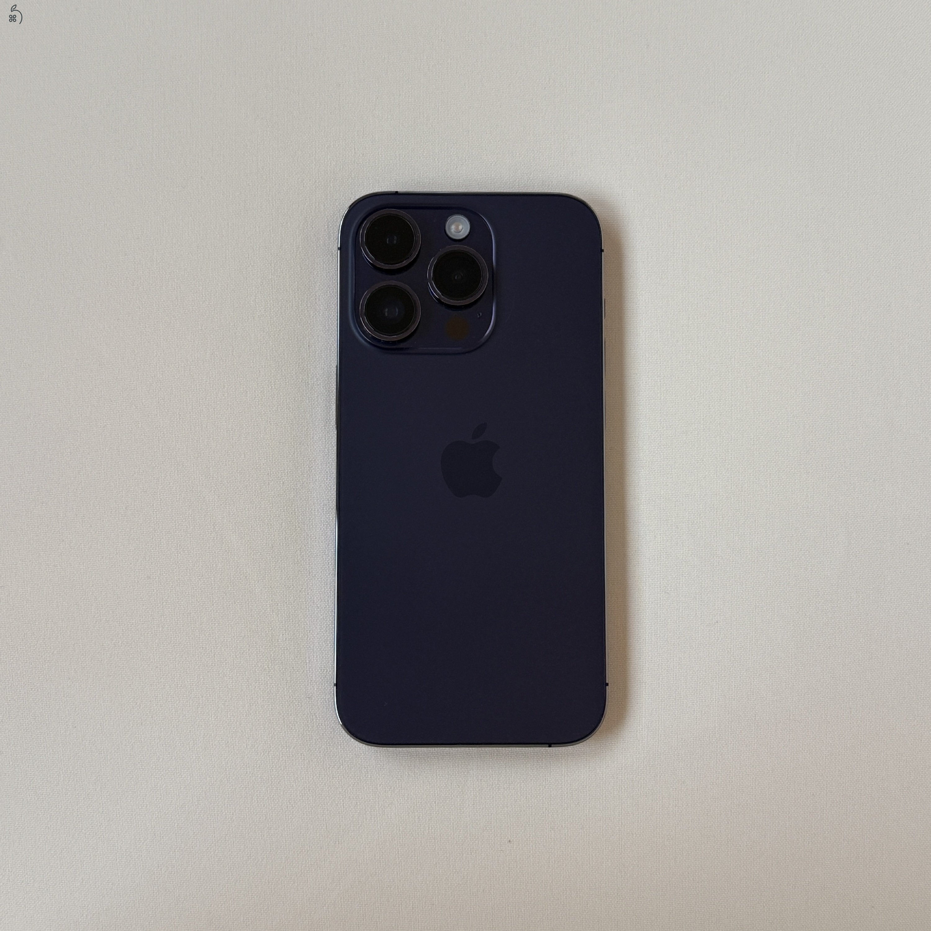 iPhone 14 Pro 256GB Deep Purple - kártyafüggetlen - 81% akku - megkímélt karcmentes állapot - Speck Presidio Perfect clear Magsafe tok