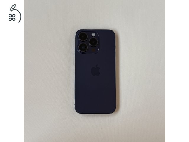 iPhone 14 Pro 256GB Deep Purple - kártyafüggetlen - 81% akku - megkímélt karcmentes állapot - Speck Presidio Perfect clear Magsafe tok