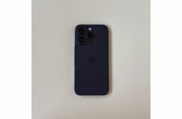 iPhone 14 Pro 256GB Deep Purple - kártyafüggetlen - 81% akku - megkímélt karcmentes állapot - Speck Presidio Perfect clear Magsafe tok