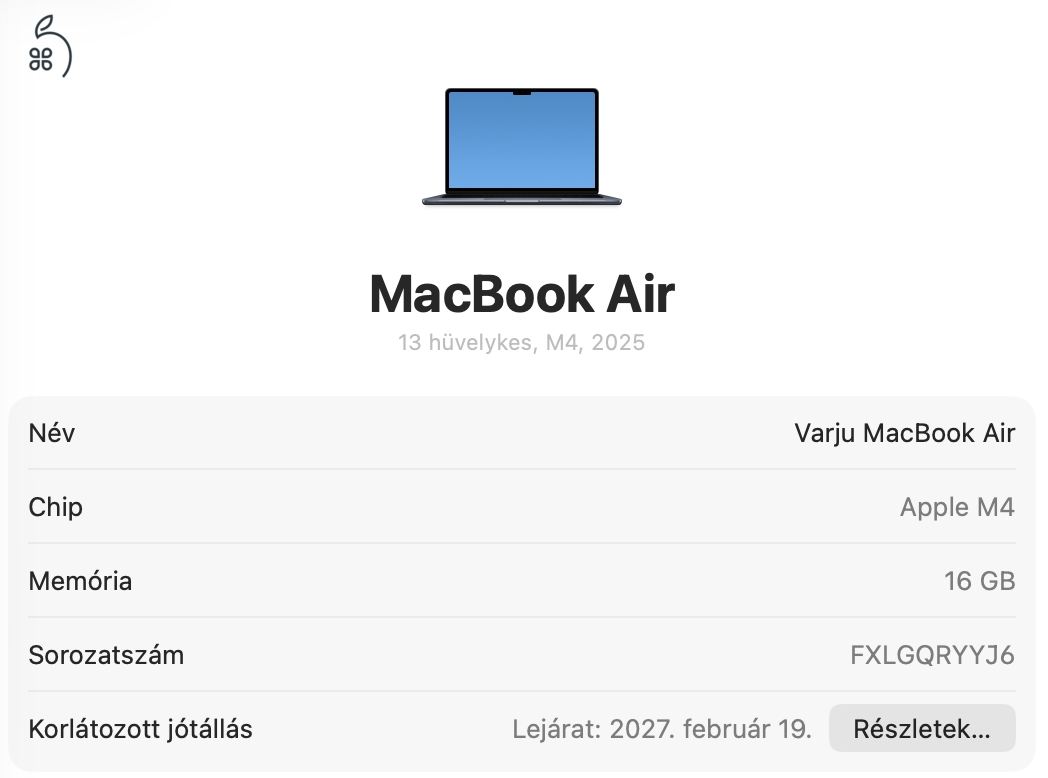 Macbook air retina M4