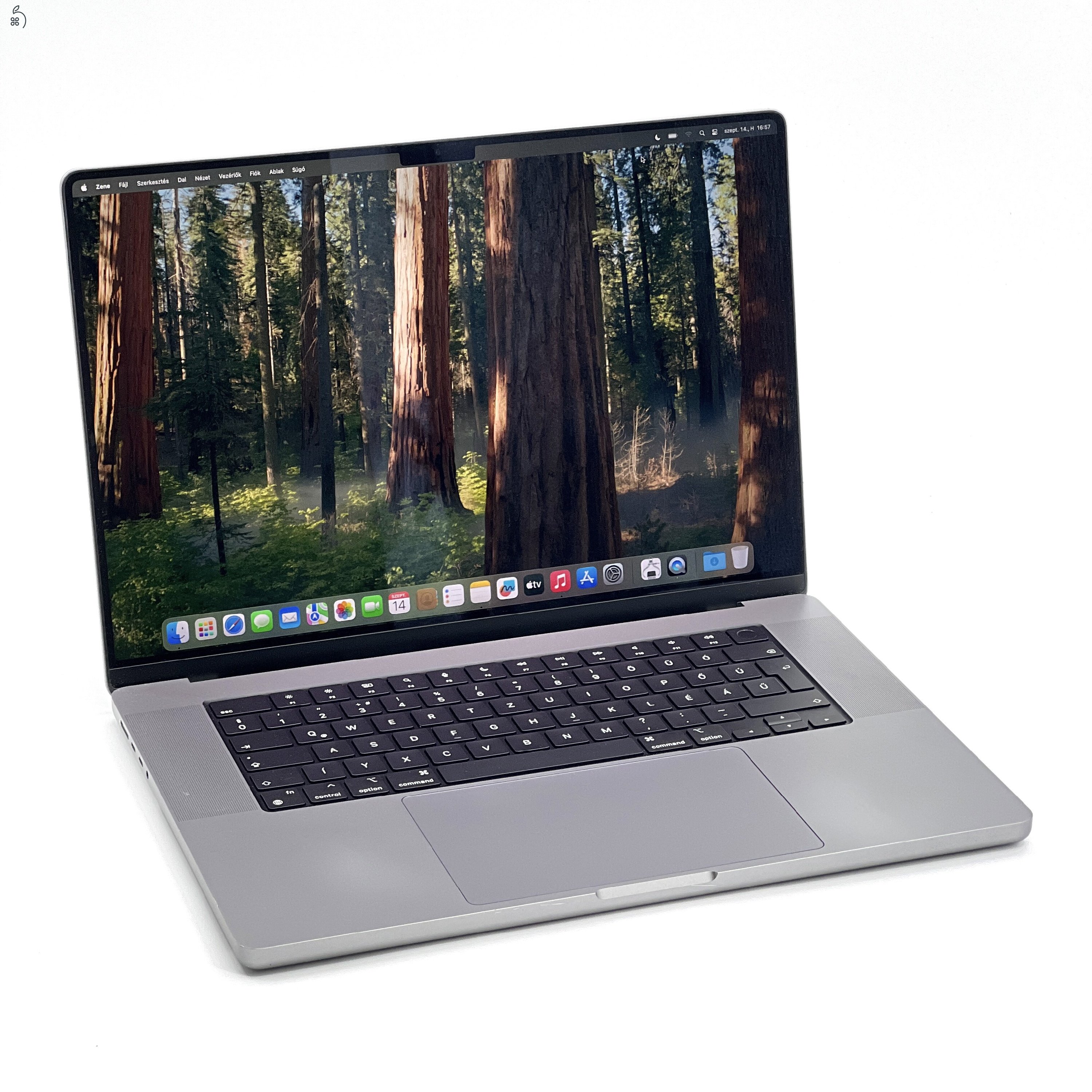 MacBook Pro 16″ 2021, M1 Pro 10 core, 32 GB RAM, 16 core GPU, 512 GB SSD, Space Gray 27% Áfa, (0598AB)