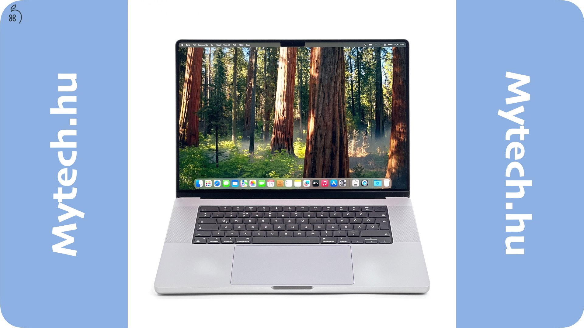 MacBook Pro 16″ 2021, M1 Pro 10 core, 32 GB RAM, 16 core GPU, 512 GB SSD, Space Gray 27% Áfa, (0598AB)
