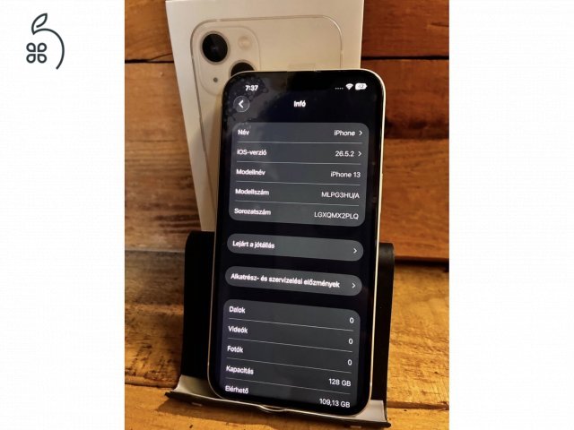 Makulátlan iPhone 13 128Gb