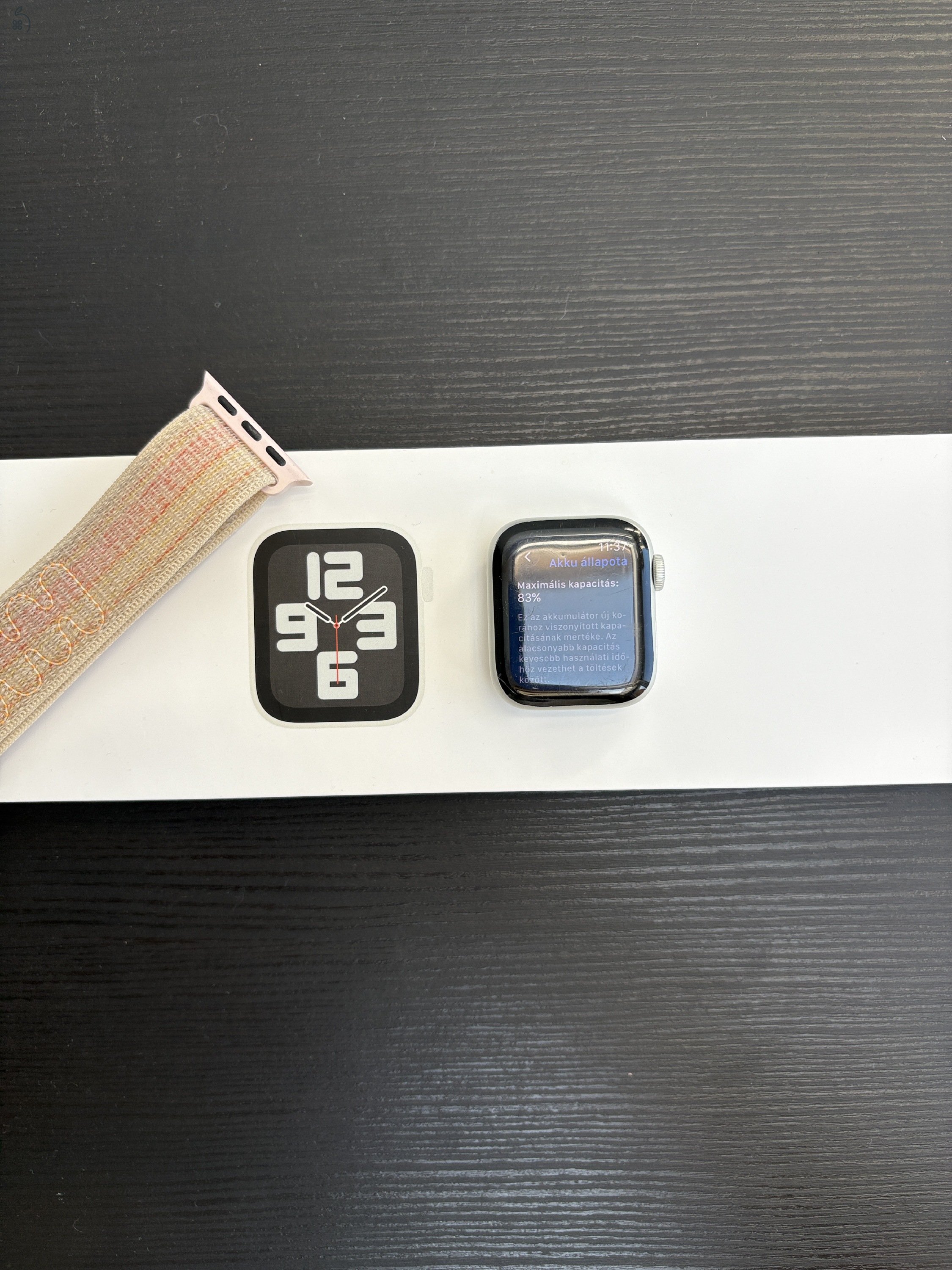 Apple Watch SE2 40MM Silver 83% AKKU