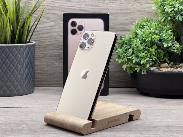 Hibátlan iPhone 11 Pro Gold 256GB 2 ÉV Garanciával Számlával Aksi 100%