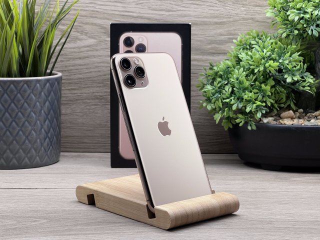 Hibátlan iPhone 11 Pro Gold 256GB 2 ÉV Garanciával Számlával Aksi 100%