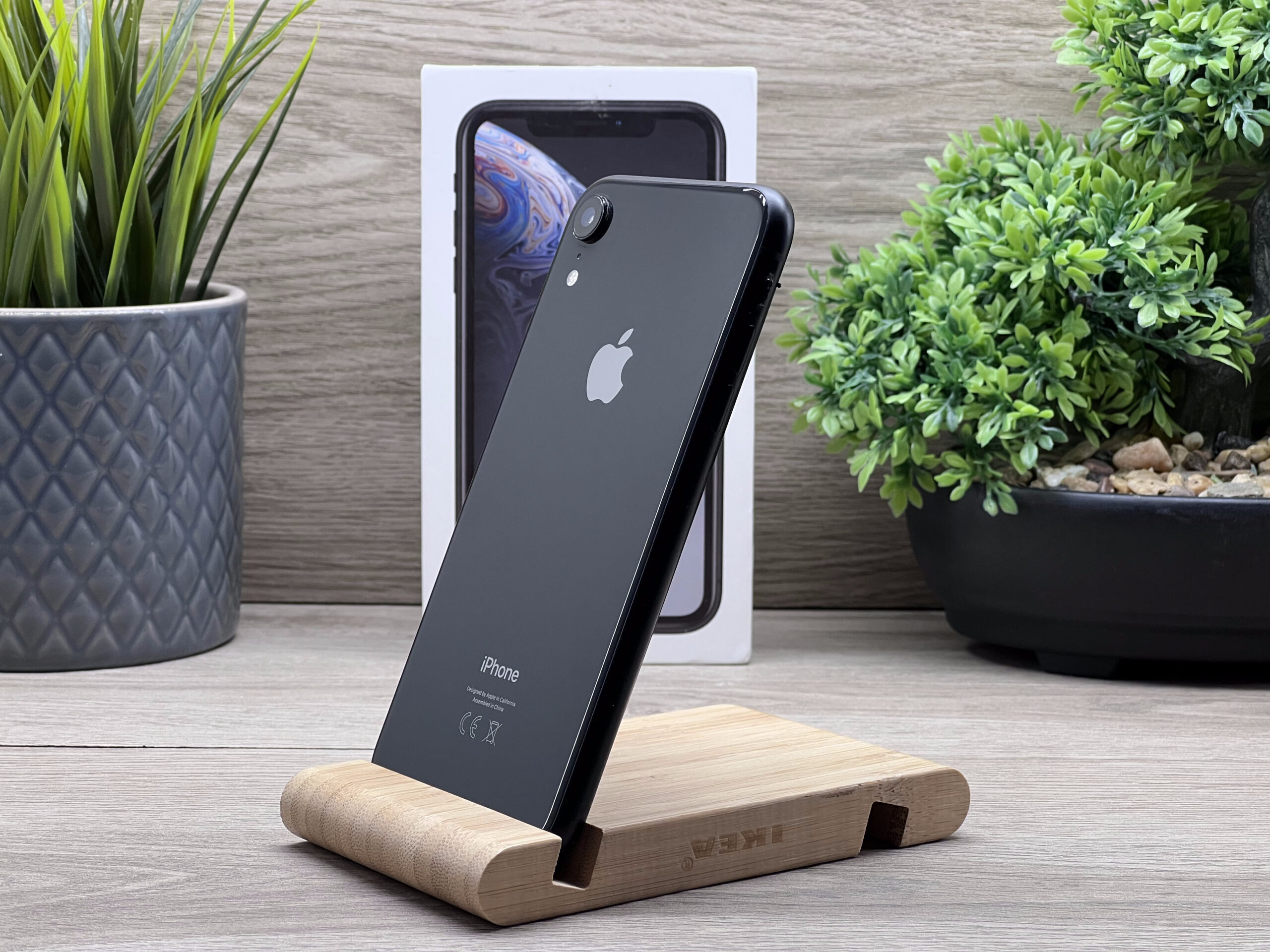 iPhone XR Black 128GB 2 ÉV Garanciával Számlával Aksi 100%