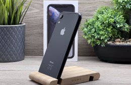iPhone XR Black 128GB 2 ÉV Garanciával Számlával Aksi 100%