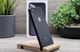iPhone XR Black 128GB 2 ÉV Garanciával Számlával Aksi 100%