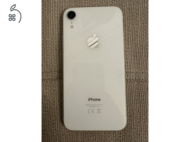 iPhone XR Fehér 64GB Újszerű állapot Hálózatfüggetlen 90% akku