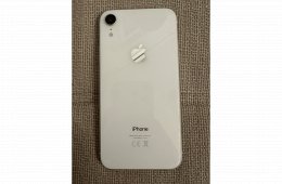 iPhone XR Fehér 64GB Újszerű állapot Hálózatfüggetlen 90% akku