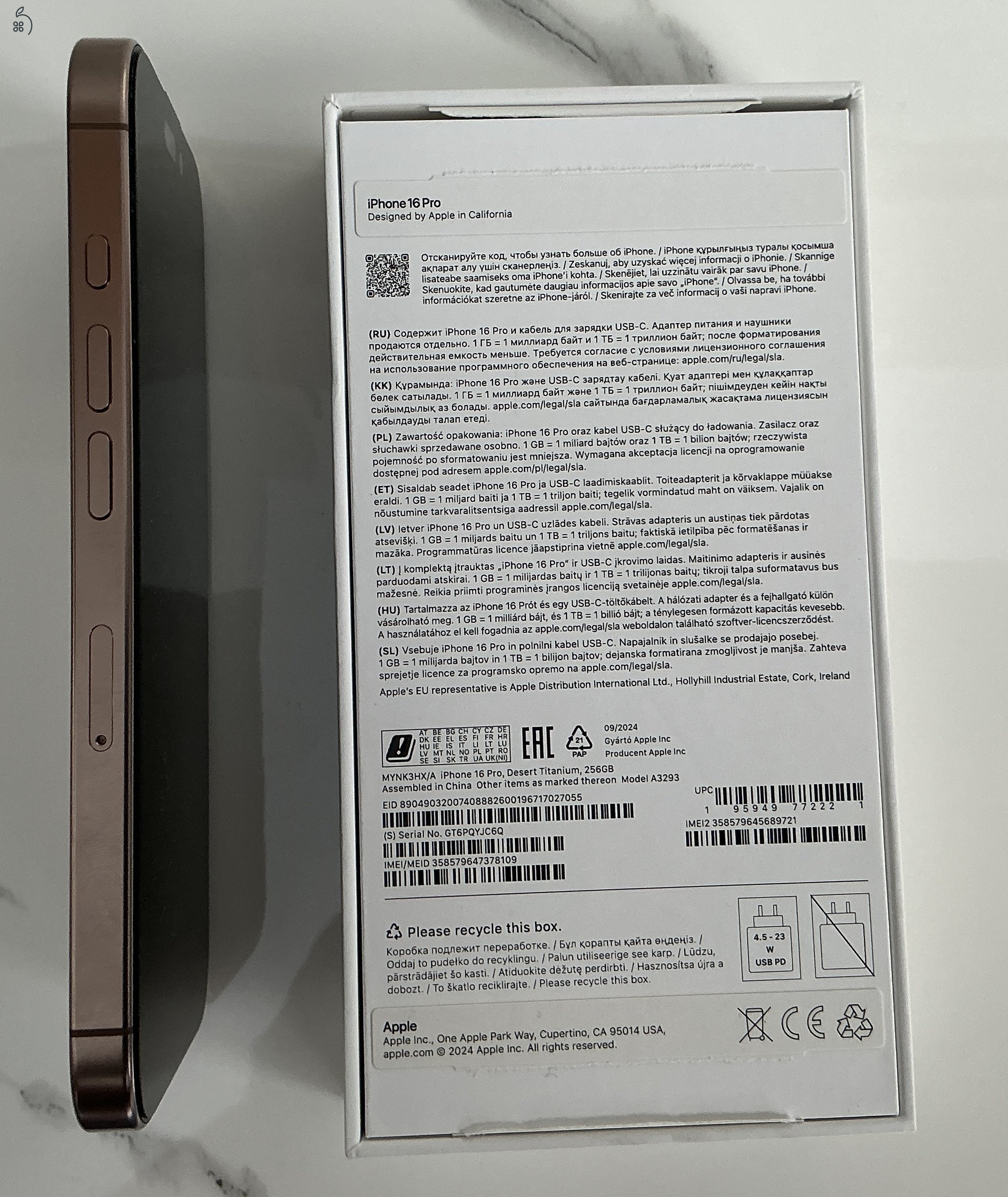 iPhone 16 pro 256gb