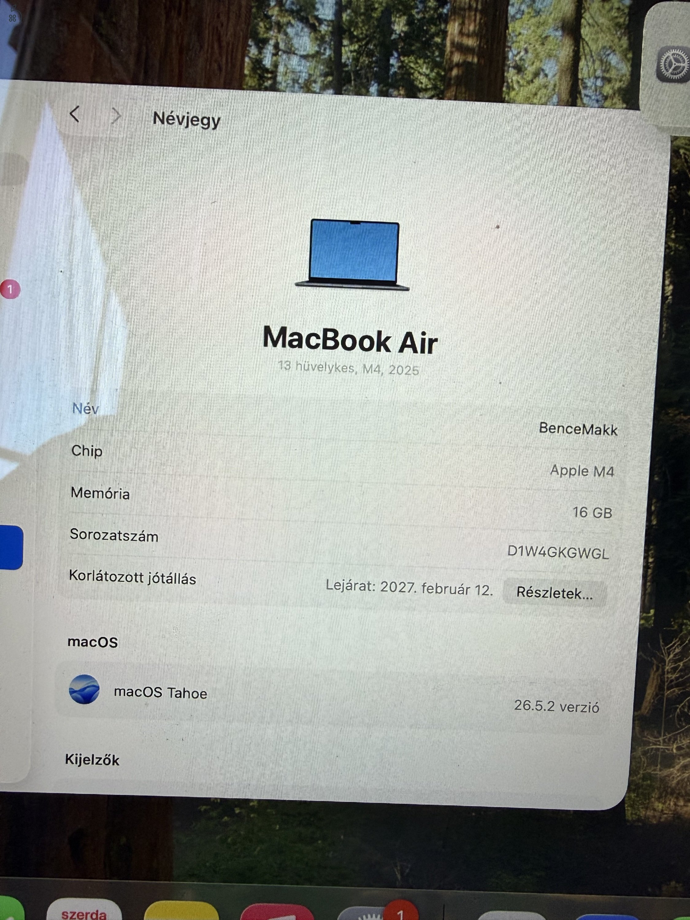 MacBook Air 2025 M4 13.6”