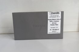 2028.08.17-ig garancia | Apple Watch Ultra 2 fekete titán 99% akku GPS+LTE(7/7)
