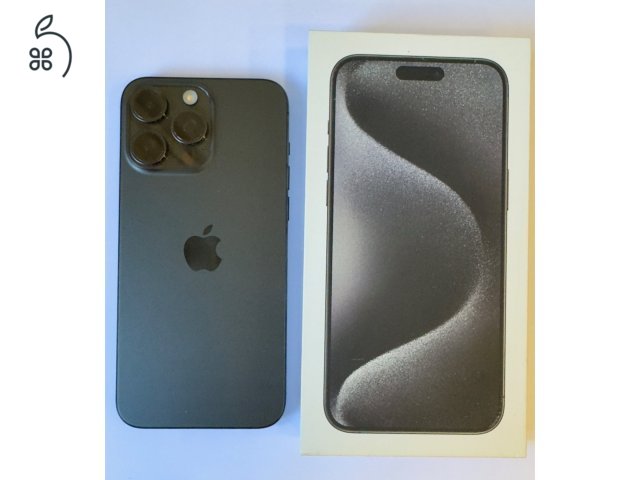 Apple iPhone 15 Pro Max 256GB - Fekete - Karcmentes 