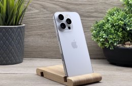 Hibátlan iPhone 16 Pro White Titanium 128GB 2 ÉV Garanciával 97%