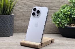 Hibátlan iPhone 16 Pro White Titanium 128GB 2 ÉV Garanciával 97%