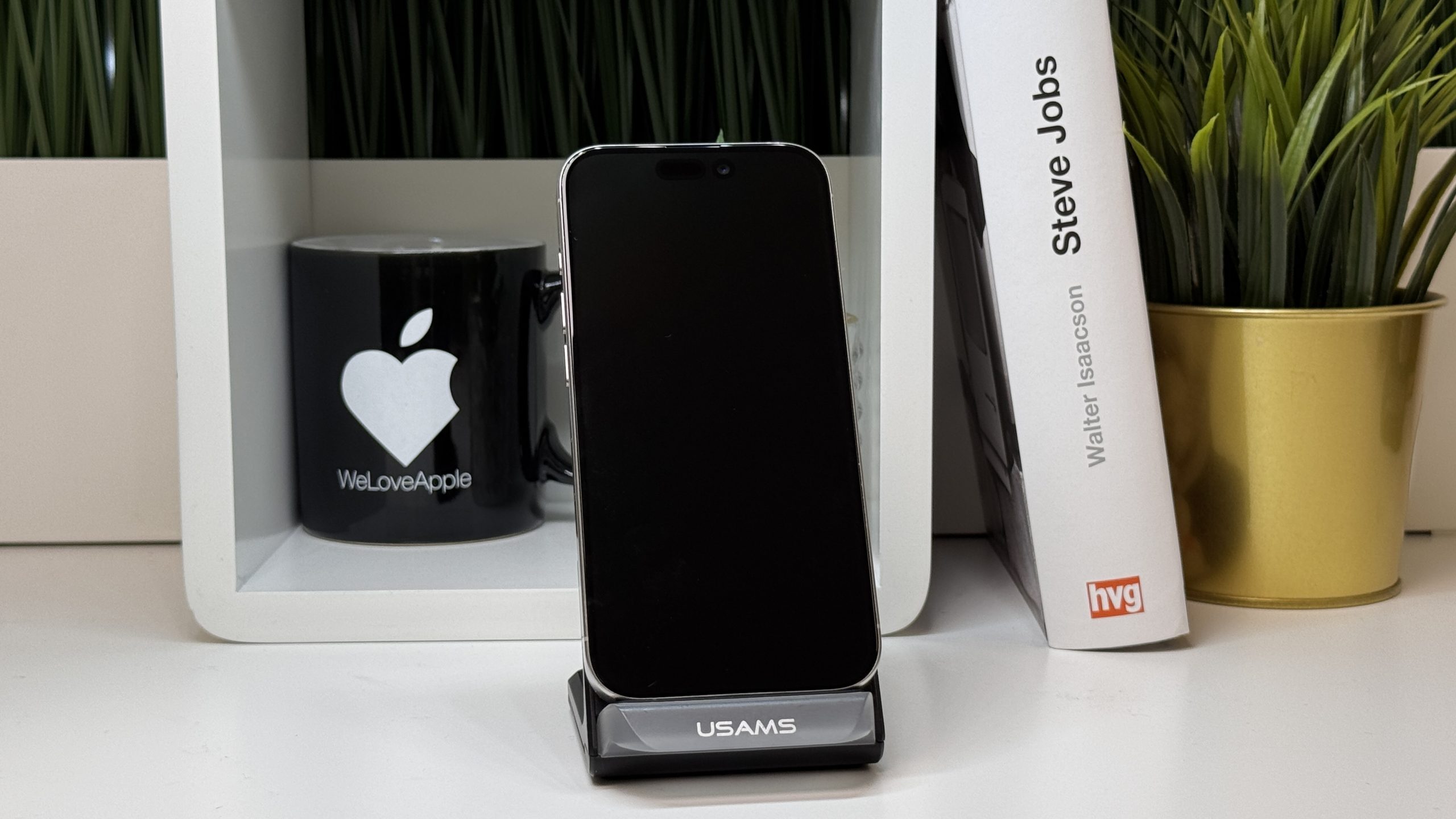 iPhone 15 Pro 512GB, Fehér Titán, Független, Számla, 2 Év Garancia, 87%