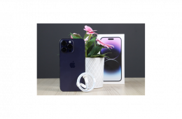 Használt Apple iPhone 14 Pro Max 128GB lila B US-8536