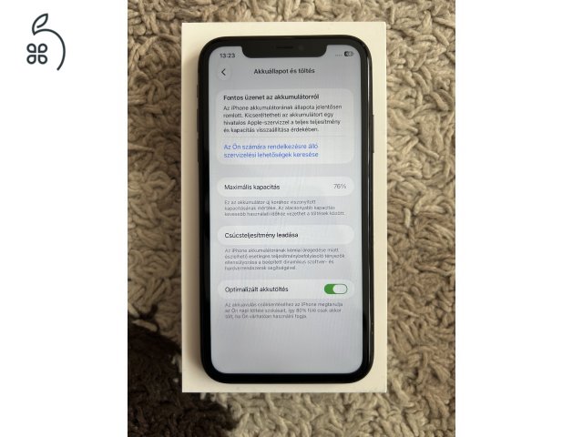 iPhone 11 fekete 64 GB