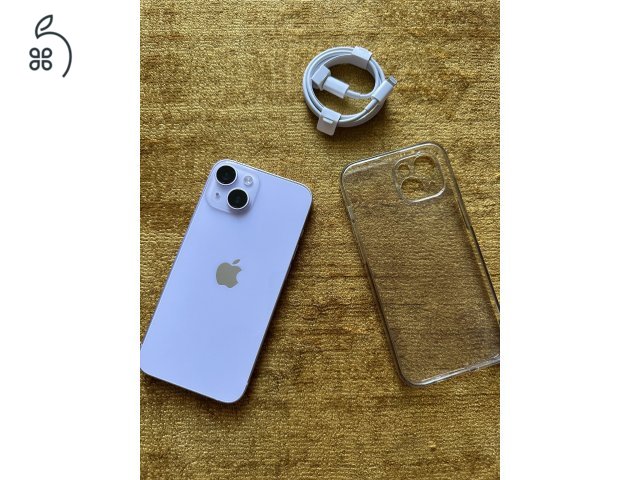 Eladó Iphone 14 hibátlan Független 1 gazdis.128gb Lila.