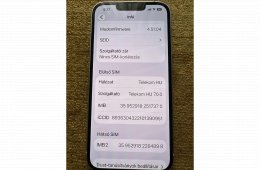 Eladó Iphone 14 hibátlan Független 1 gazdis.128gb Lila.