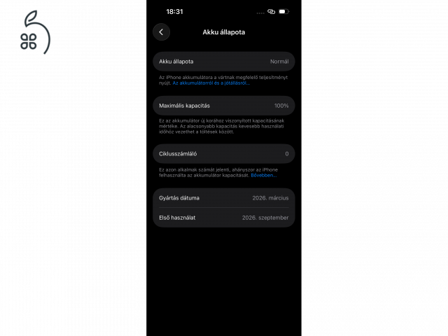 Eladó Iphone 15 akis 100% 0 ciklus  (Új)