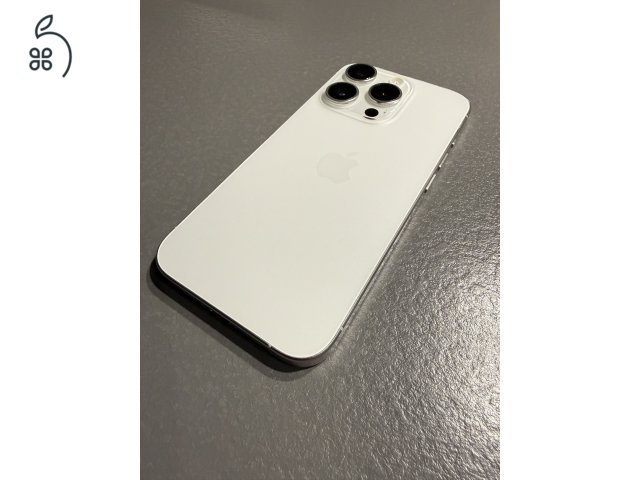 Eladó iPhone 15 Pro 256 GB fehér/titán – kitűnő állapotban