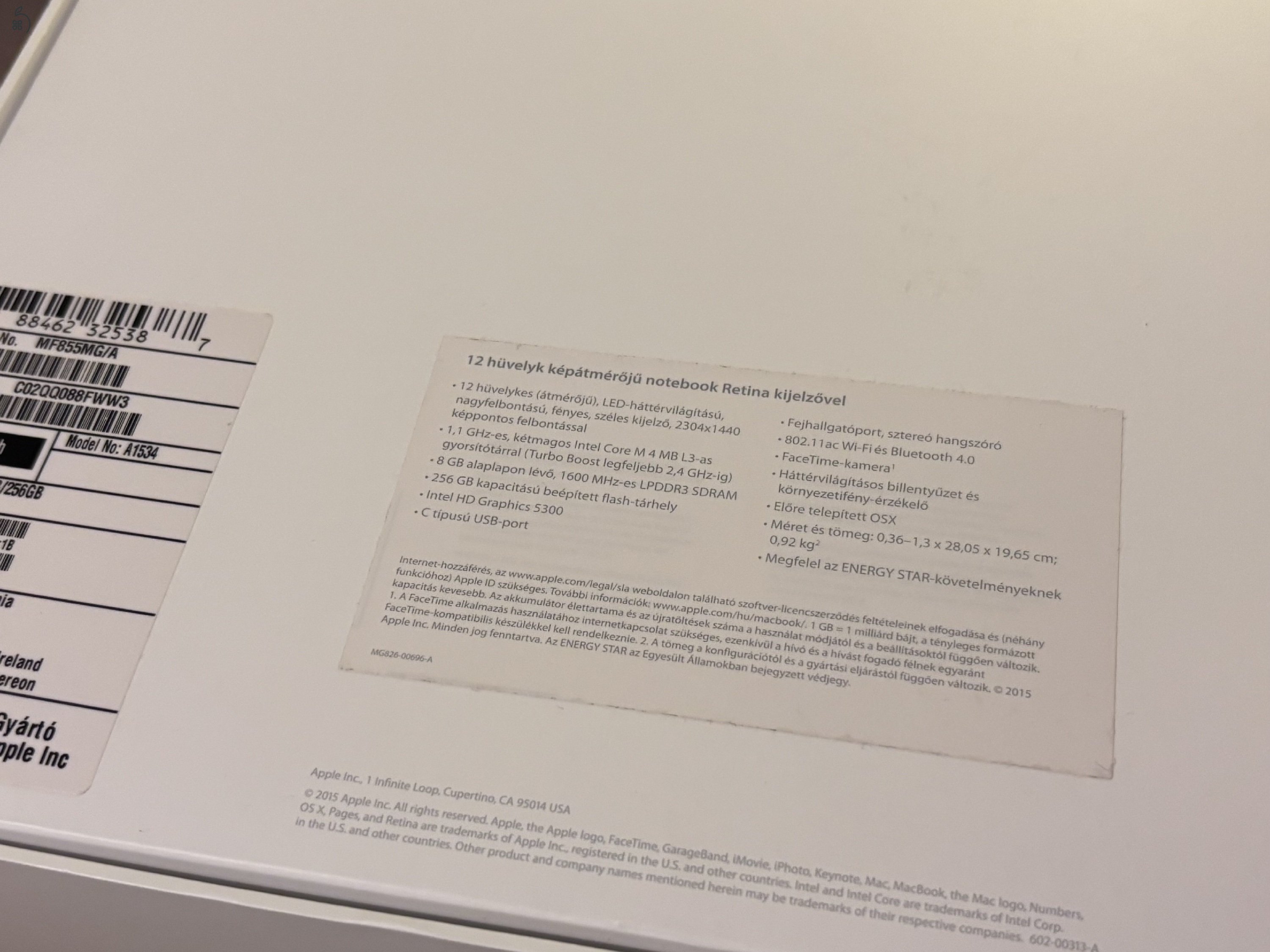 Apple MacBook Retina 12