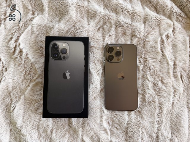 iPhone 13 Pro 128GB Grafitszürke + 7 db tok + üvegfólia szett! 