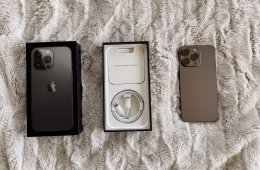 iPhone 13 Pro 128GB Grafitszürke + 7 db tok + üvegfólia szett! 