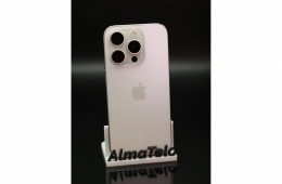 Apple iPhone 15 Pro eSIM 256 GB White Titanium 100% akku - 12 HÓ GARANCIA