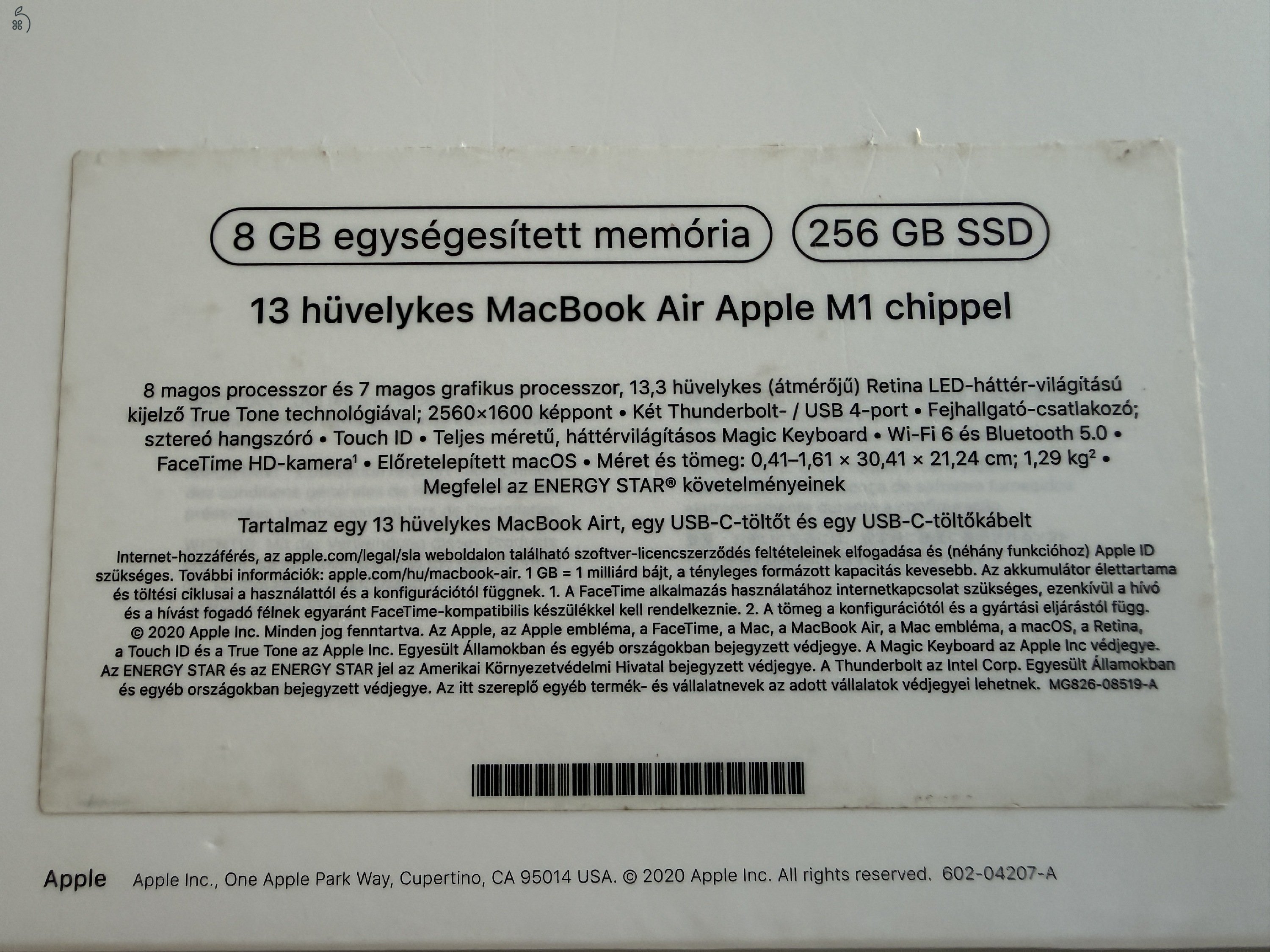 Eladó MacBook Air 13