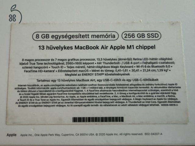 Eladó MacBook Air 13