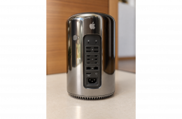 Apple Mac Pro 2013 – 12 magos Xeon, 32 GB RAM, 512 GB SSD, dupla D500
