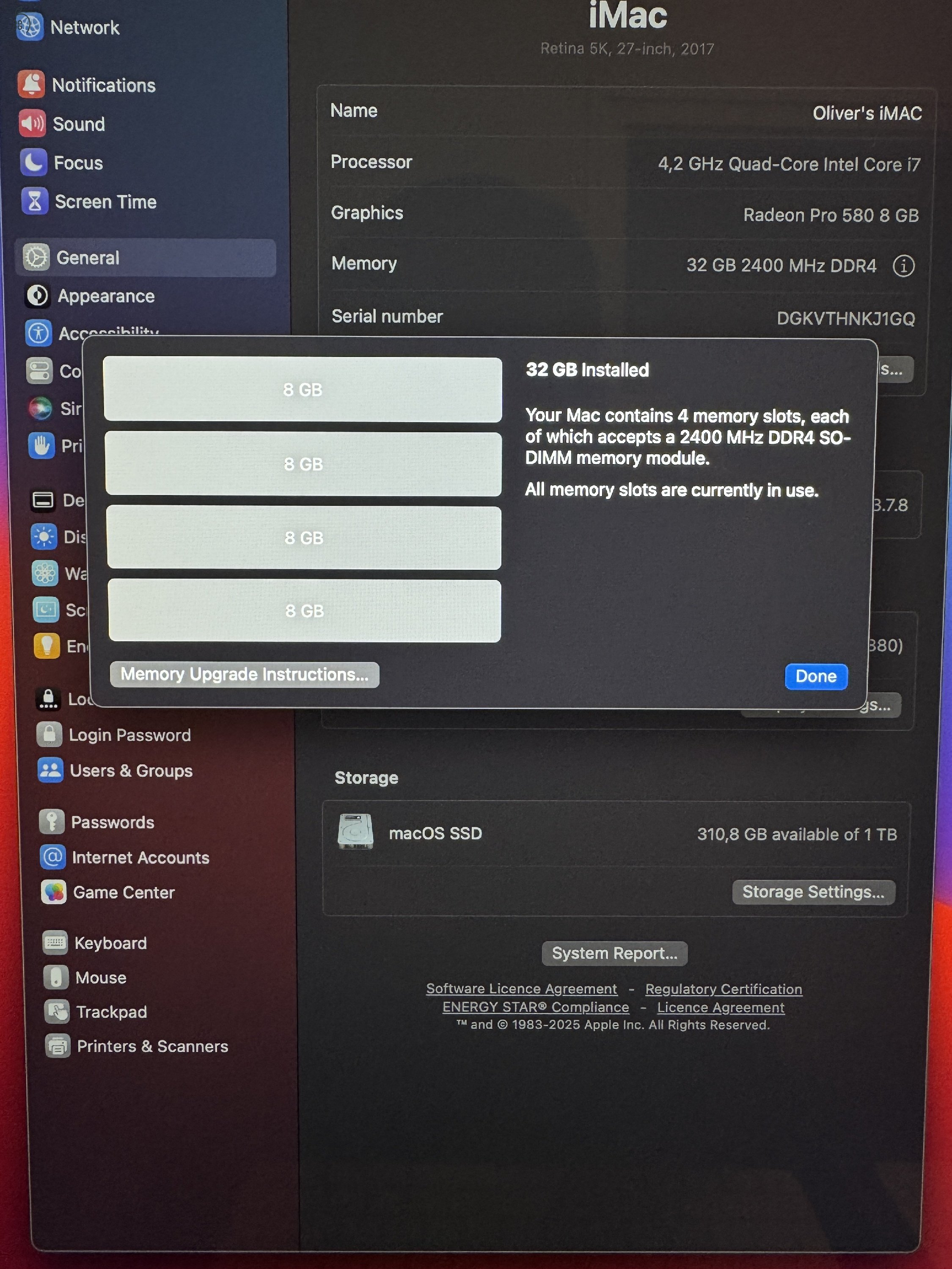 Kivánló állapotú, erős iMAC 2017 / 5K 27