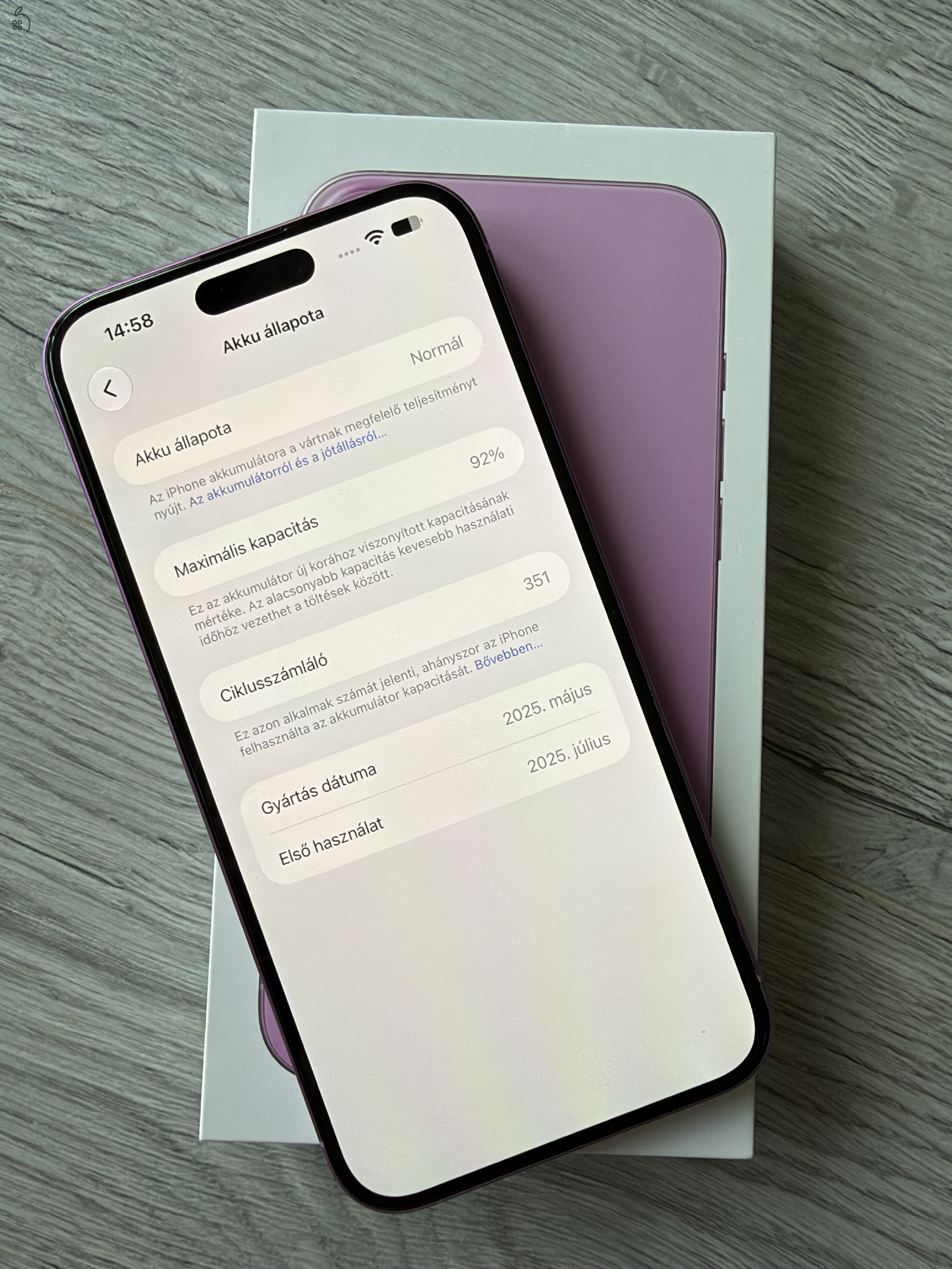 iPhone 16 Plus 128 GB rózsaszín