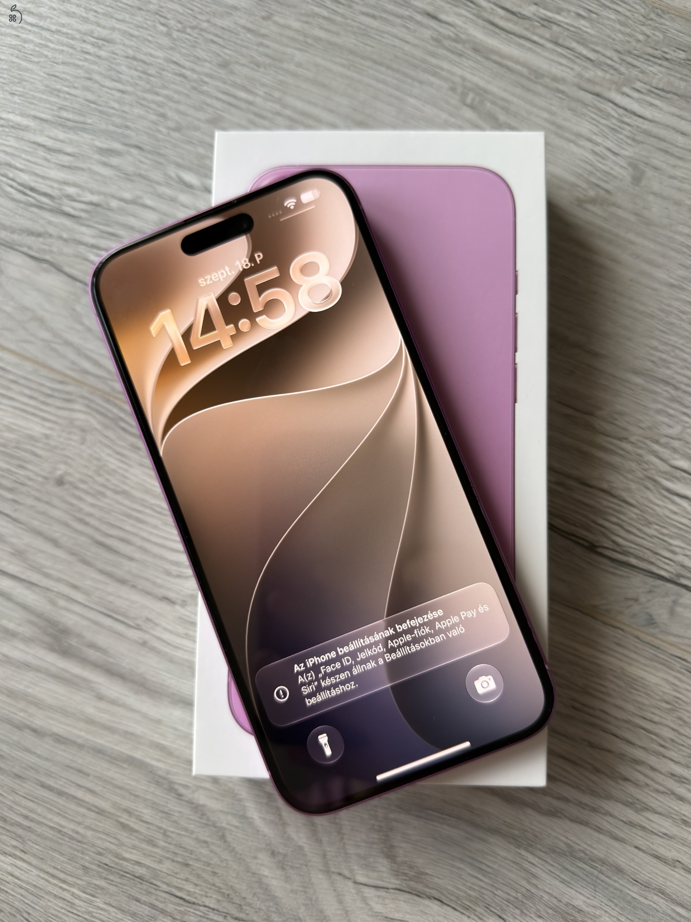 iPhone 16 Plus 128 GB rózsaszín